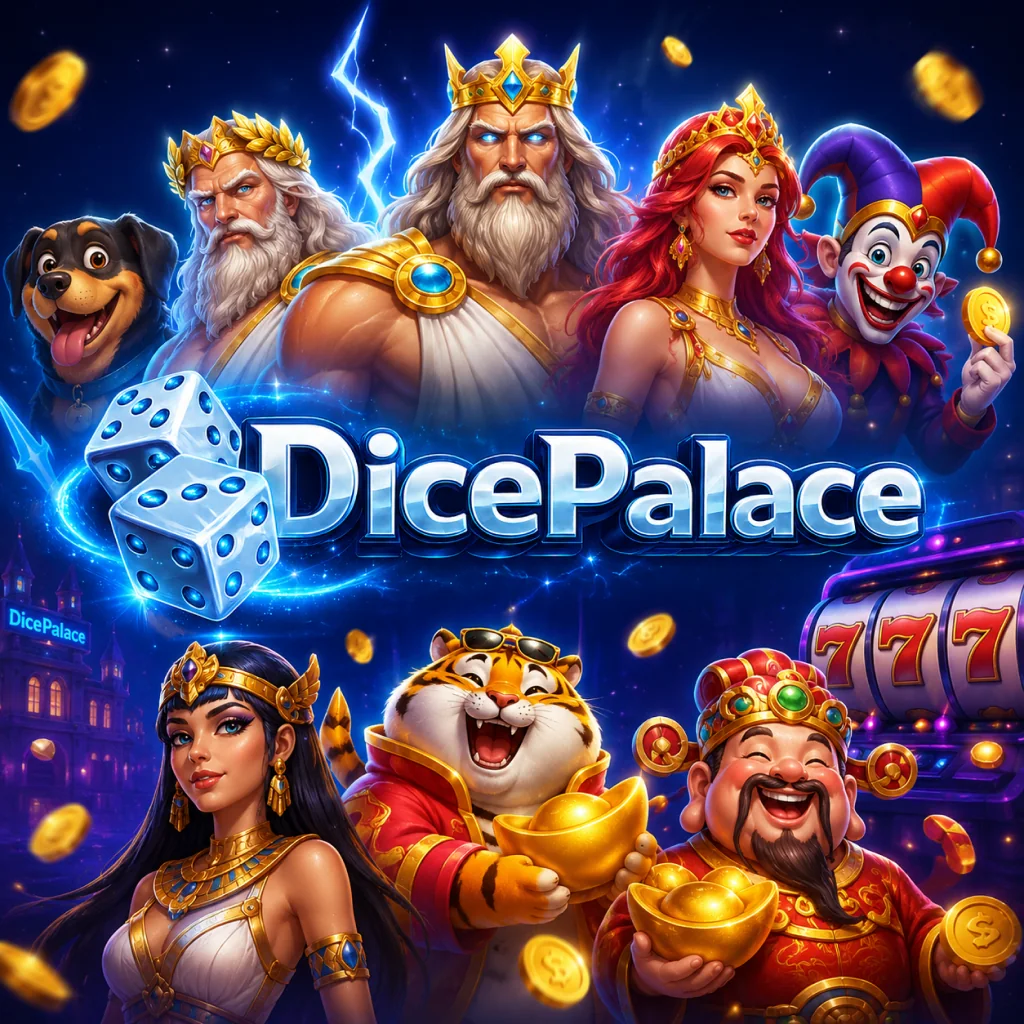 Page d'accueil de DicePalace Casino